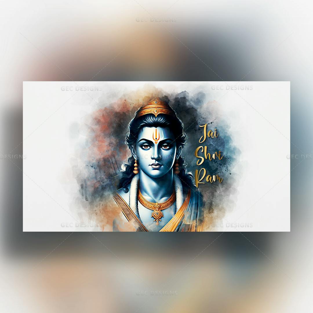 Lord Ram Digital Artwork 4k Desktop Wallpaper