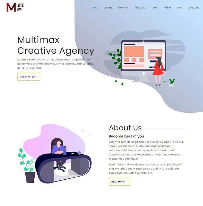 Multipurpose One-page Website Template