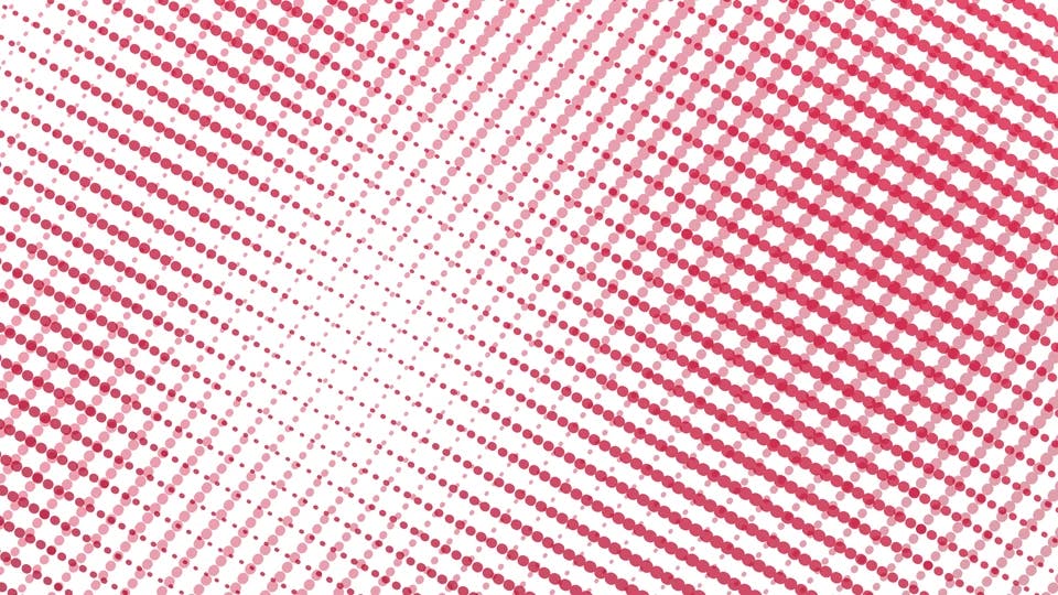 Red halftone across the floor background template