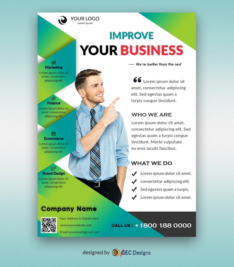 Creative corporate Business flyer Template