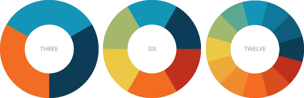 Web design color scheme image