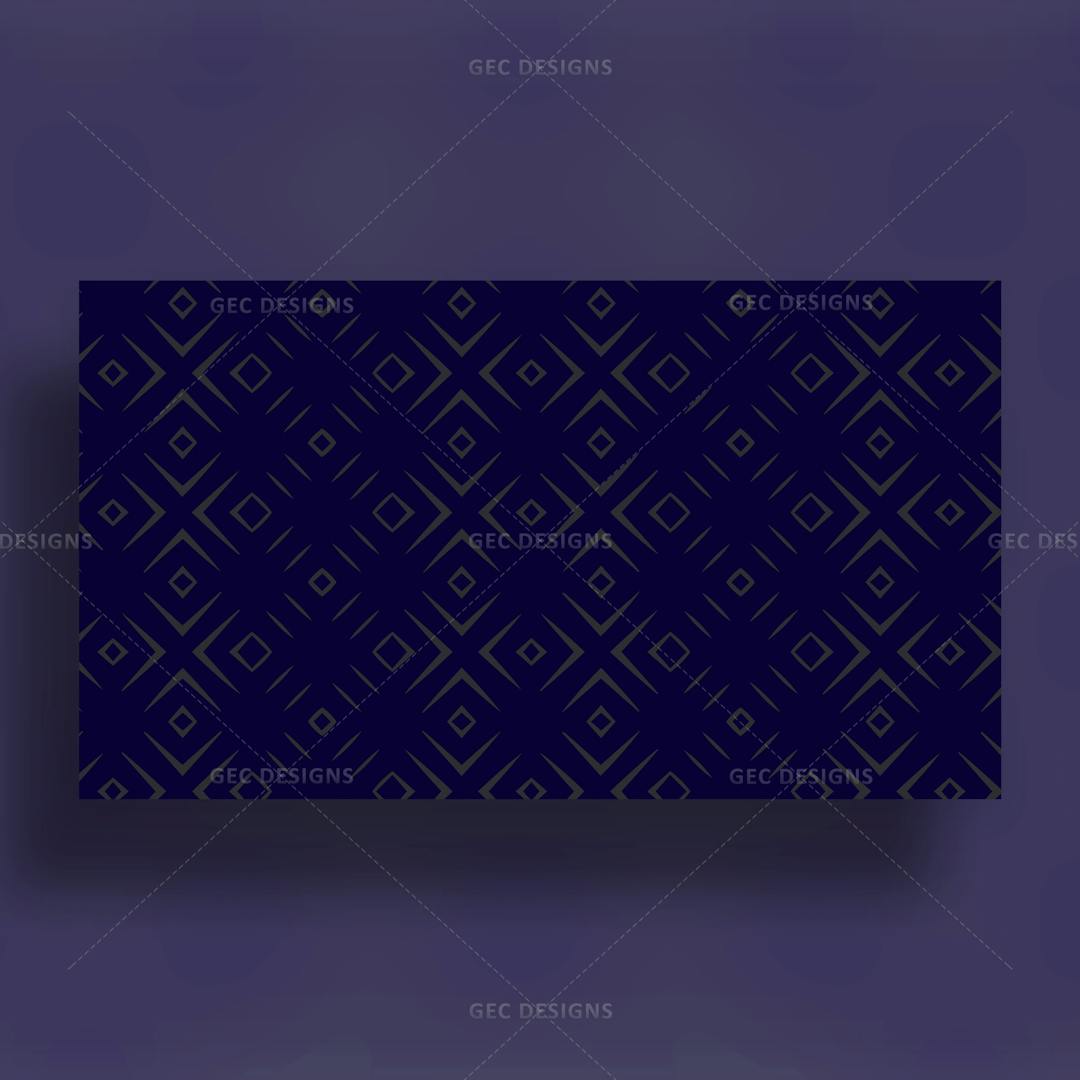 Dark Blue background with the diamond pattern template